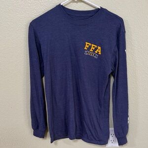 FFA Navy Long Sleeve Women's Tee